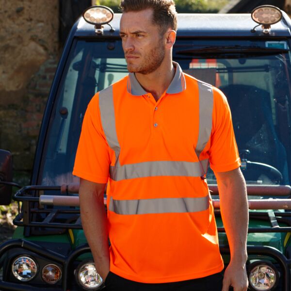 Warrior Hi-Vis Polo Shirt Thumbnail