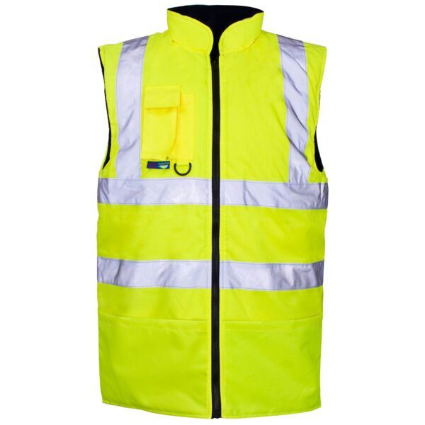 36741-7 Hi Vis Reversible Bodywarmer Thumbnail